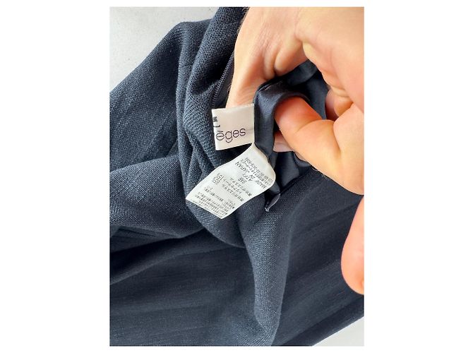 Abito Vintage Courreges Nero 36/S - vista 14