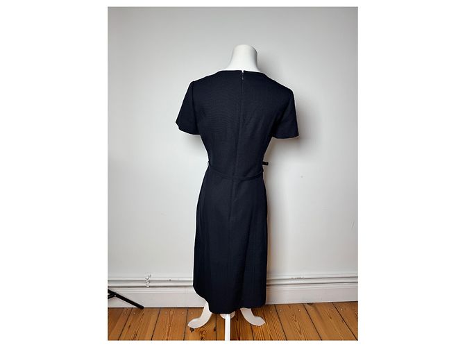 Abito Vintage Courreges Nero 36/S - vista 16