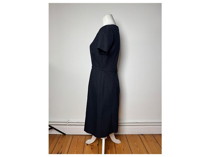 Abito Vintage Courreges Nero 36/S - vista 2