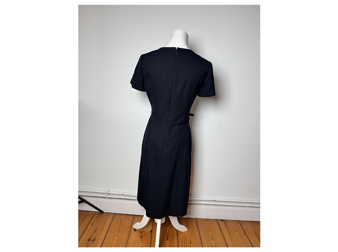 Abito Vintage Courreges Nero 36/S - vista 3