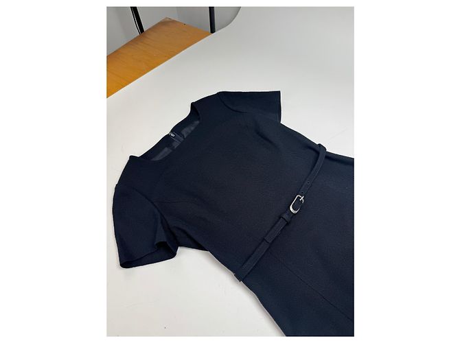 Abito Vintage Courreges Nero 36/S - vista 4
