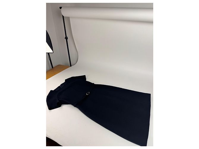 Abito Vintage Courreges Nero 36/S - vista 6