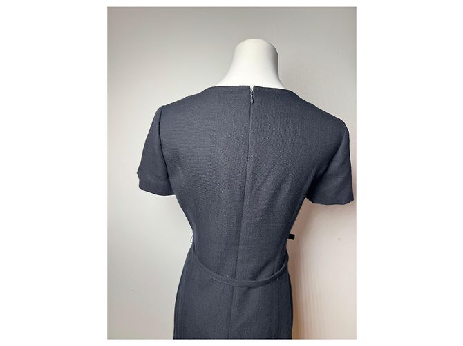 Abito Vintage Courreges Nero 36/S - vista 7