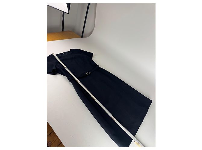 Abito Vintage Courreges Nero 36/S - vista 8