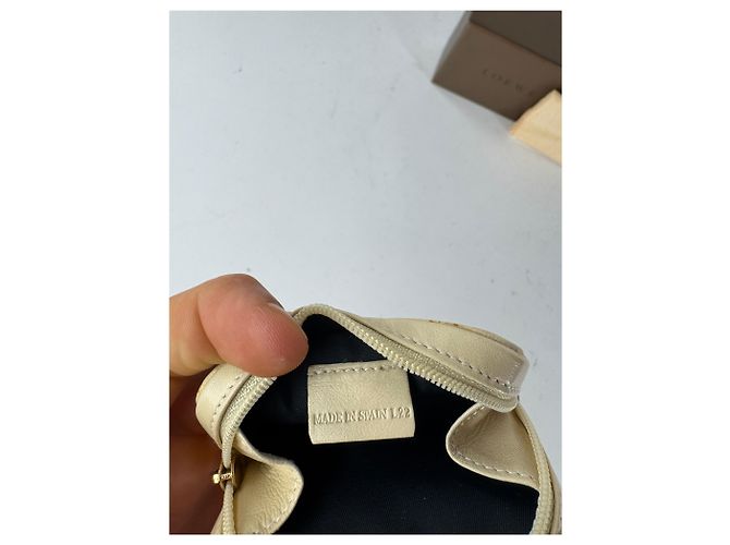 Borsa Mini Vintage Loewe Madrid Bianca Bianco - vista 7