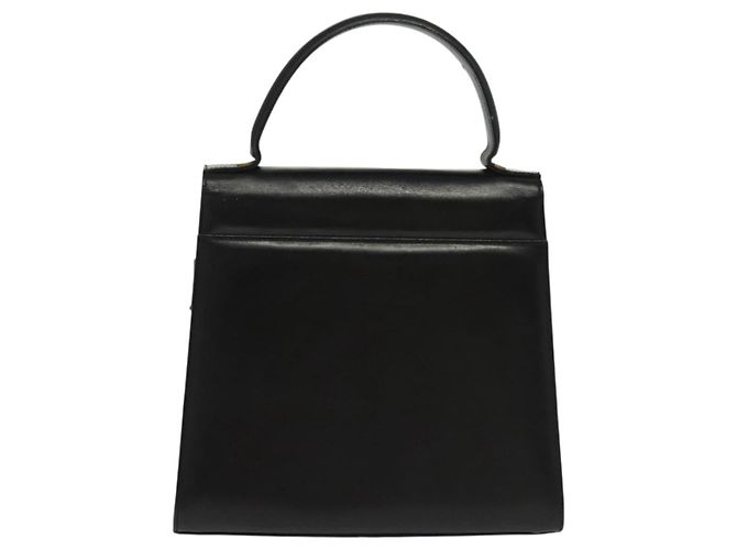 Salvatore Ferragamo Vala Leather Nero - vista 2