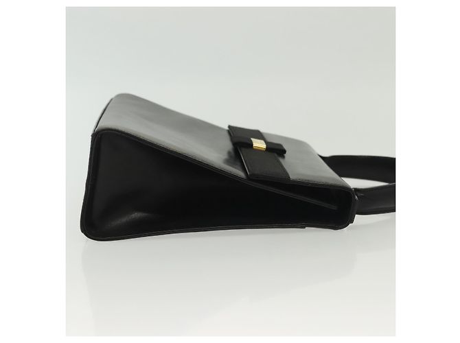 Salvatore Ferragamo Vala Leather Nero - vista 3