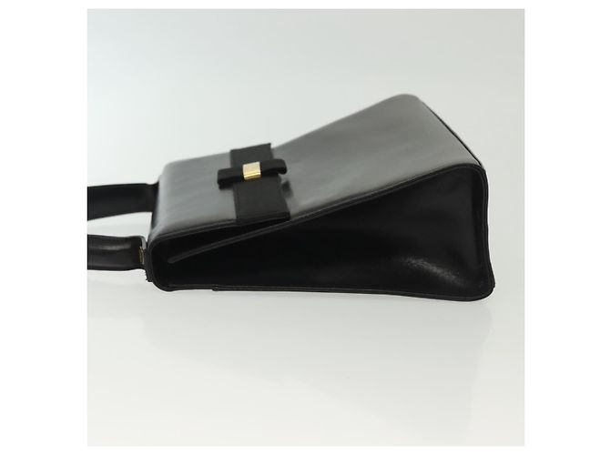 Salvatore Ferragamo Vala Leather Nero - vista 4
