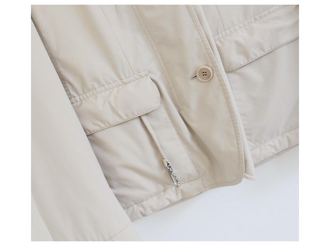 Loro Piana Roadster Anorak-Jacke mit Kaschmirfutter Beige - Ansicht 3