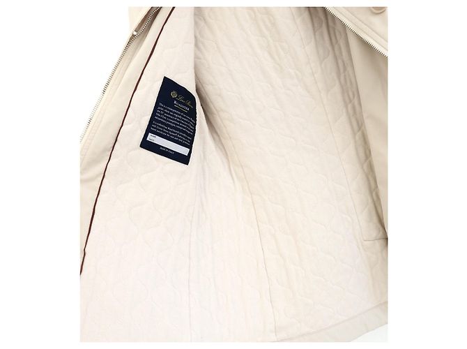 Loro Piana Roadster Anorak-Jacke mit Kaschmirfutter Beige - Ansicht 9