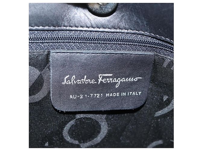 Borsa a Spalla Vala in Nylon Salvatore Ferragamo Nero - vista 6