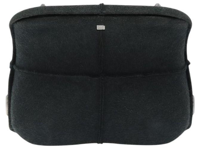 Borsa a Spalla Chanel Millennium in Feltro Marrone - vista 2