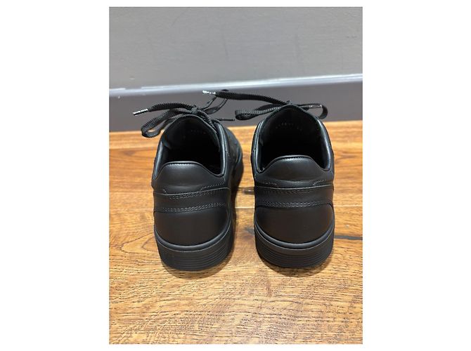 Sneakers in pelle nera Chanel 37 Nero - vista 9