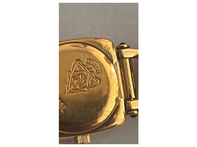 Orologio Gucci 6300L Placcato Oro Quadrante Nero - vista 6