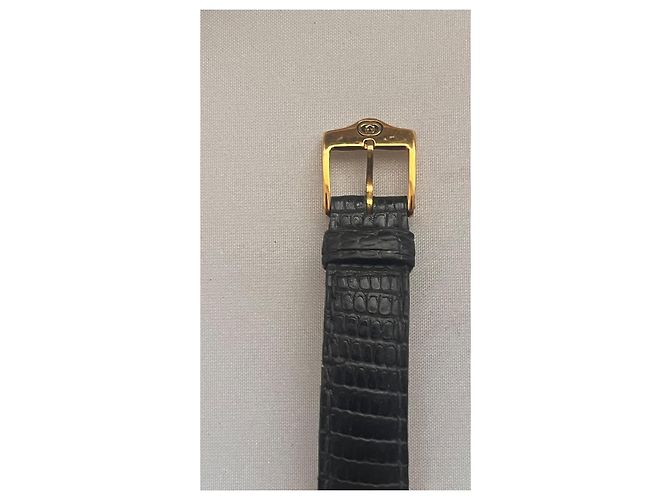 Orologio Gucci 6300L Placcato Oro Quadrante Nero - vista 8