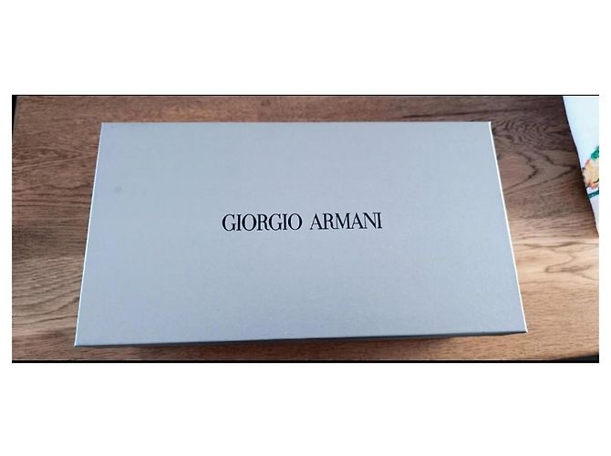 Giorgio Armani Slingback eleganti in pelle nera 38 Nero - vista 10