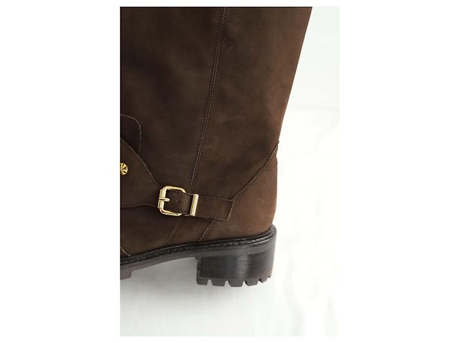 Fendi Botas de montar de ante marrón Castaño - vista 6