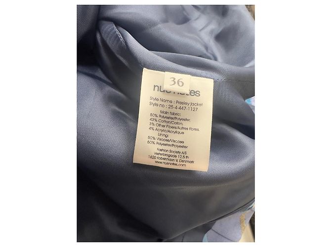 Autre Marque Giacca Nue Notes Presley Blu Arlecchino Multicolore - vista 4