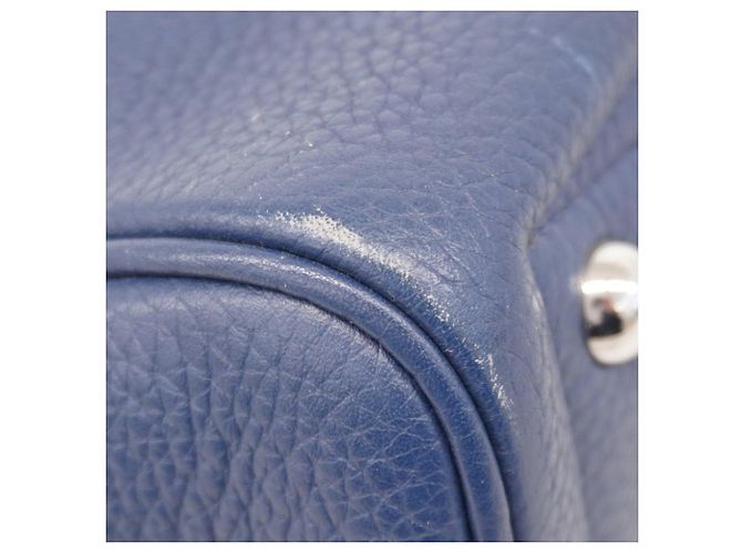Borsa Tote Victoria 40 di Hermès Blu navy - vista 6