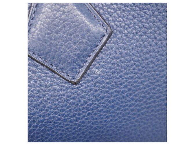 Borsa Tote Victoria 40 di Hermès Blu navy - vista 7