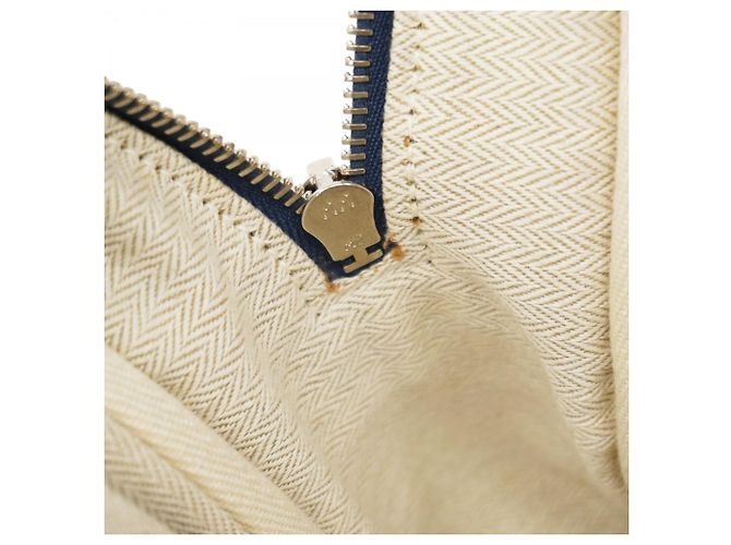 Borsa Tote Victoria 40 di Hermès Blu navy - vista 8