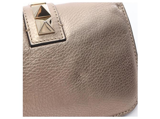 Borsa a Spalla Valentino Rockstud D'oro - vista 10