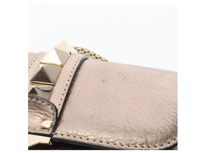 Borsa a Spalla Valentino Rockstud D'oro - vista 11