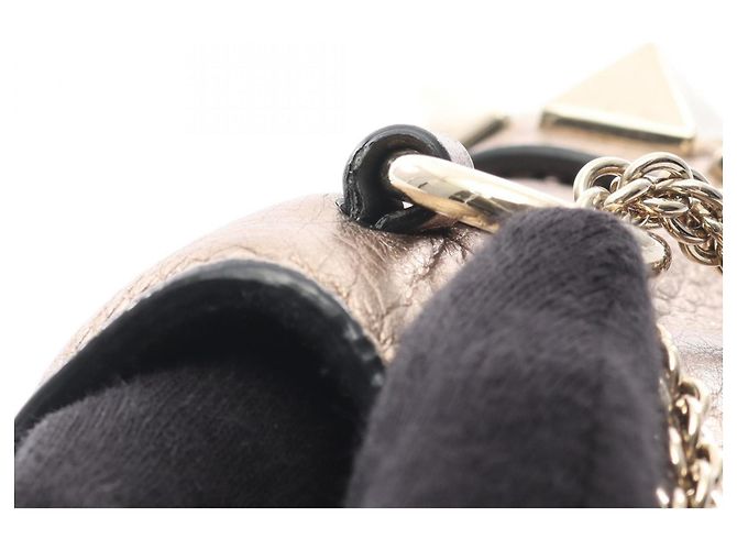 Borsa a Spalla Valentino Rockstud D'oro - vista 9