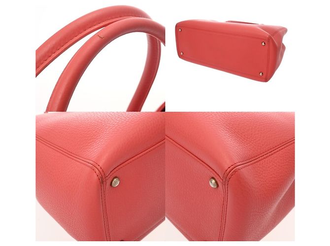 Borsa Executive Chanel in Pelle Rosa Rosso - vista 6