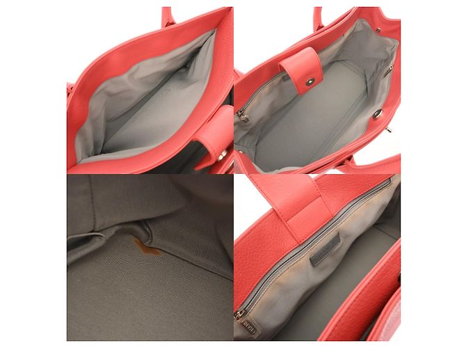 Borsa Executive Chanel in Pelle Rosa Rosso - vista 8