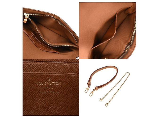 Louis Vuitton Monogram Geldbörse mit Kette Ivy Brown Braun - Ansicht 11