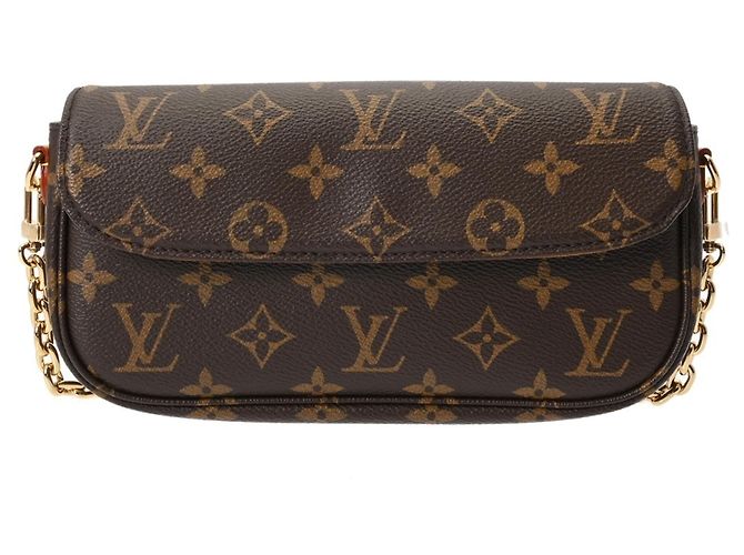 Louis Vuitton Monogram Geldbörse mit Kette Ivy Brown Braun - Ansicht 2