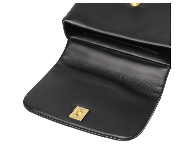 Schultertasche aus schwarzem Lammleder von Chanel - Ansicht 14