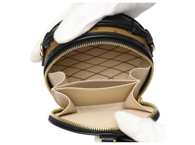 Borsa a Spalla Mini Boite Chapeau Monogram Reverse Louis Vuitton Marrone Monogramma - vista 10