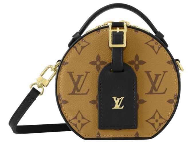 Borsa a Spalla Mini Boite Chapeau Monogram Reverse Louis Vuitton Marrone Monogramma - vista 2