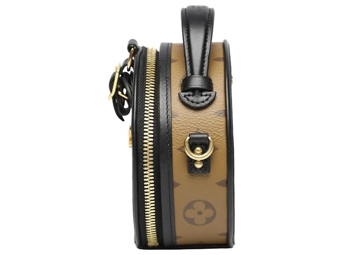 Borsa a Spalla Mini Boite Chapeau Monogram Reverse Louis Vuitton Marrone Monogramma - vista 5