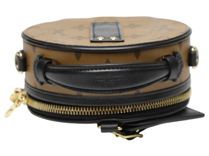 Borsa a Spalla Mini Boite Chapeau Monogram Reverse Louis Vuitton Marrone Monogramma - vista 7