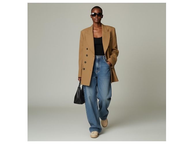 Khaite Tanner Wollmischung Blazer braun - Ansicht 2