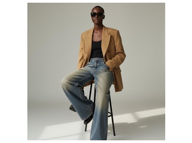Khaite Tanner Wollmischung Blazer braun - Ansicht 4