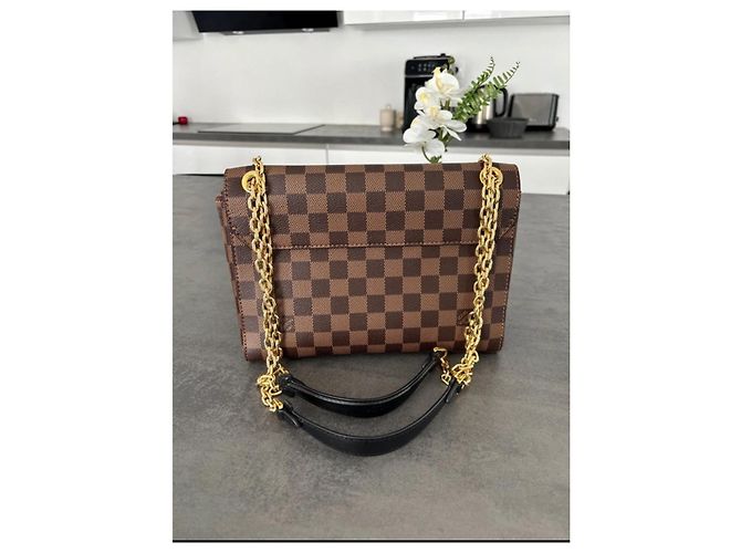 Bolsa de mão Louis Vuitton Vavin em couro marrom escuro Castanho escuro - vista 5