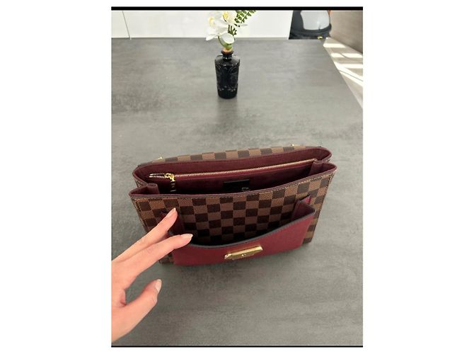 Bolsa de mão Louis Vuitton Vavin em couro marrom escuro Castanho escuro - vista 6