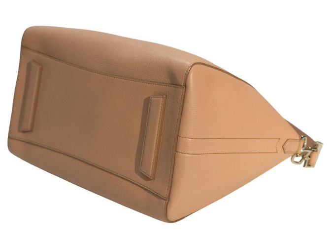 Autre Marque Givenchy Antigona Medium Tasche aus nude-beigem Leder - Ansicht 8