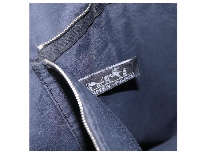 Borsa a tracolla in nylon MM Acapulco di Hermès Nero - vista 6