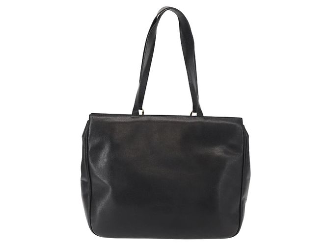 Borsa Gancini in pelle Salvatore Ferragamo Nero - vista 2