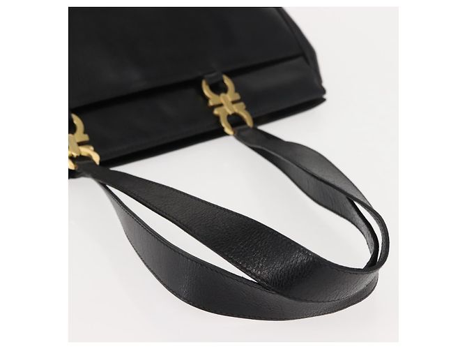 Borsa Gancini in pelle Salvatore Ferragamo Nero - vista 7