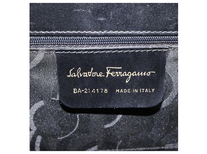 Borsa Tote Vara Bow convertibile in pelle Salvatore Ferragamo piccola Nero - vista 6