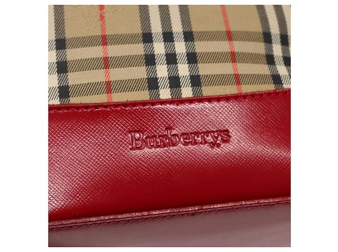 Burberry Nova Check Tote canvas check pattern Small Beige - view 6