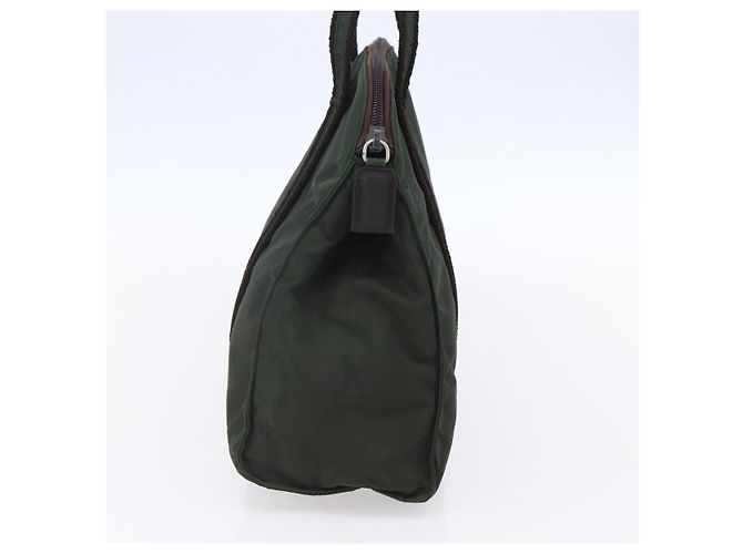 Prada Vintage Tote Tessuto Cachi - vista 4