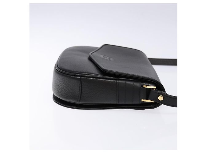 Burberry Flap Shoulder Leather Nero - vista 3
