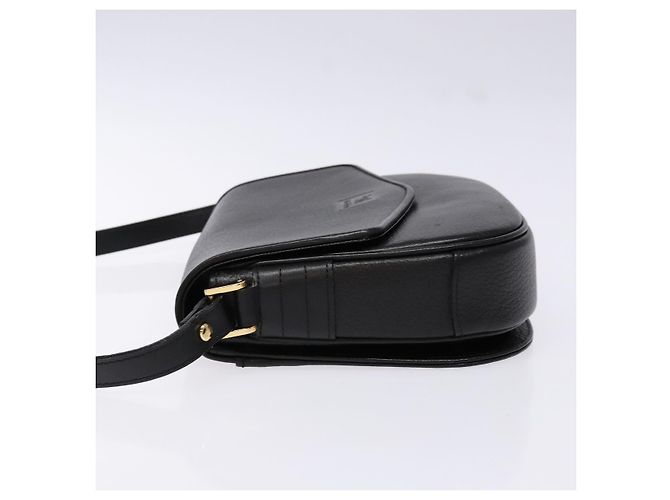 Burberry Flap Shoulder Leather Nero - vista 4